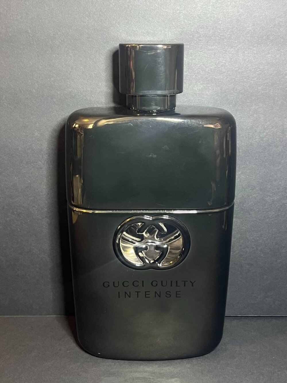 Rare Gucci Guilty Intense Jumbo Retail Store Display Empty Glass Bottle 11.75"